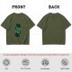 Olive Green T-Shirt With Wicked Witch Graphic Print