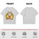 Totoro in Yellow Cardigan with Catbus Graphic T-Shirt