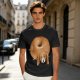 Olive Green T-Shirt With Donut Shaped Beagle Print