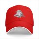 Black Baseball Cap With Skateboarding Raccoon Trash Panda Graphic