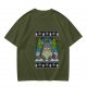 Totoro Christmas Ugly Sweater Style Graphic T-Shirt