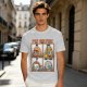 Pop Culture Pronoun Guide Chibi Character Graphic T-Shirt