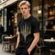 Magic The Gathering Five Mana Symbols Graphic T-Shirt