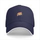 Black Baseball Cap With Cute Peeking Red Panda Graphic