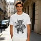 Olive T-Shirt with Sorcerer Mickey and Fantasia Villains Graphic