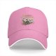 Black baseball cap with 'Make Coffee Not War' graphic print