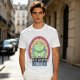 Olive T-Shirt With Grumpy Frog 'I Hate Everyone Equally' Print