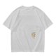 Olive Green Oversized T-Shirt With Stacked Teacup Graphic