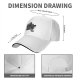 Black Baseball Cap with Black Cat and Wizard Hat Graphic
