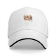 Black Baseball Cap With Cute Duck Warrior Knight Print