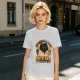 Olive green t-shirt with scientifically proven cats are better than you cat scientist print