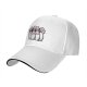Black Baseball Cap With Scared Bowling Pins Graphic