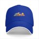 Black Baseball Cap With Winnie The Pooh And Friends Tea Party Print