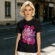 Olive T-shirt with Spinel Character Graphic Print