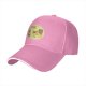 Black Baseball Cap With Pizza Club Pineapple Slice Graphic