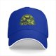Black Baseball Cap with Maleficent Halloween Themed Print