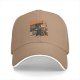 Black baseball cap with Onion Cop graphic print
