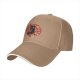 Black Baseball Cap with Cute Black Cat and Candy Print
