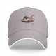 Black Baseball Cap with Great Wave Ramen Bowl Art
