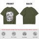 Olive T-Shirt With Raccoon and Opossum Weird Love Graphic