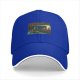 Black Baseball Cap with Night Diner Scene Art Print