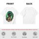 Attack on Titan layered silhouette graphic olive t-shirt