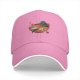 Black Baseball Cap with Godzilla Ramen Bowl Graphic Print
