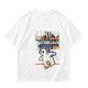 Olive t-shirt with 'If I seem a little strange that's because I am' penguin print