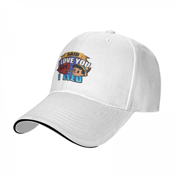 I Said I Love You But I Lied Pinocchio Graphic Cap