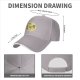 Black Baseball Cap With Pizza Club Pineapple Slice Graphic