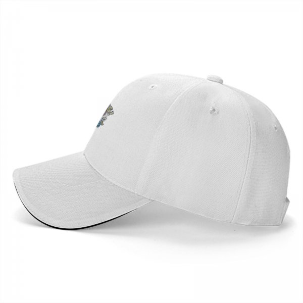 Black baseball cap with retro cassette tape 'I'm a Mess' graphic