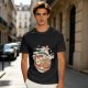 Olive Green T-Shirt With Ramen Bowl Graphic Print