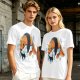 Olive T-Shirt With Cute Clownfish Sushi Graphic Print