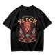 Olive Graphic T-Shirt Praise The Slice Pizza Demon Ritual Design