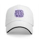 Black baseball cap with 'Down the Witches Road' Halloween themed print