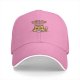 Black baseball cap with grumpy cat decaf coffee print