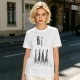 Olive T-Shirt With Anime Characters Crossing Crosswalk Print