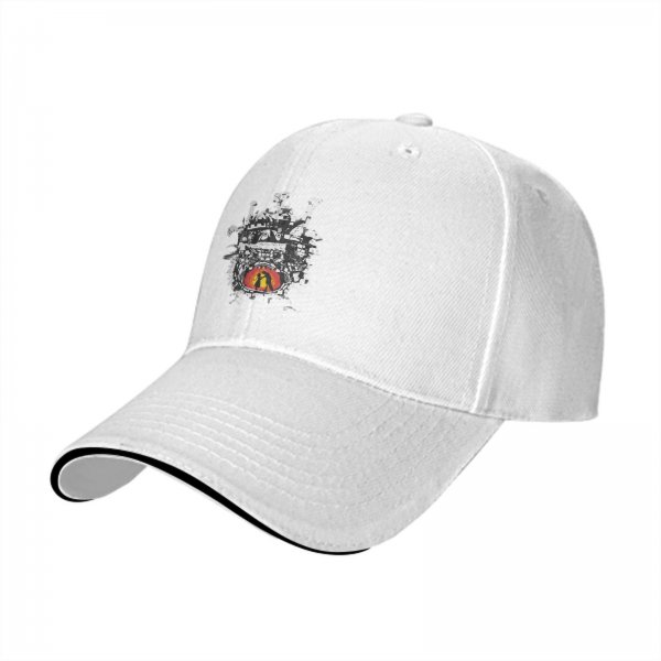 Black Baseball Cap With Howl's Moving Castle Inspired Print
