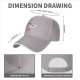 Black baseball cap with muscular Hello Kitty graphic and I Took The Stairs text