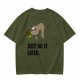 Olive Sloth 'Just Do It Later' Graphic T-Shirt