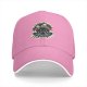 Black baseball cap with 'Surround Yourself With Negativity' graphic print