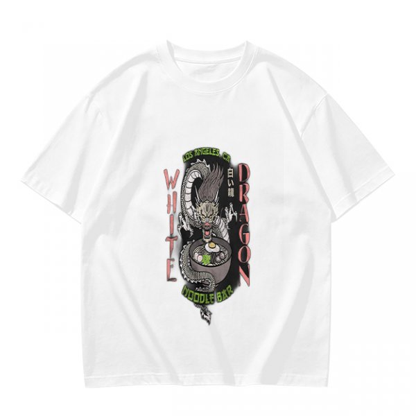 White Dragon Noodle Bar Los Angeles CA Graphic T-Shirt