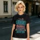 Olive Graphic T-Shirt With 'You Go Outdoors I Have Pizza And Movies' Print