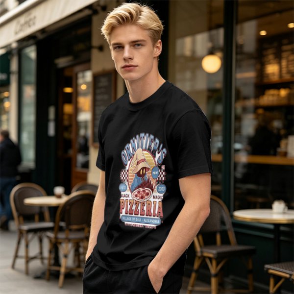 Ornitier's Black Magic Pizzeria Graphic T-Shirt