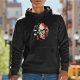 Black Hoodie With Attack On Titan Colossal Titan Graphic