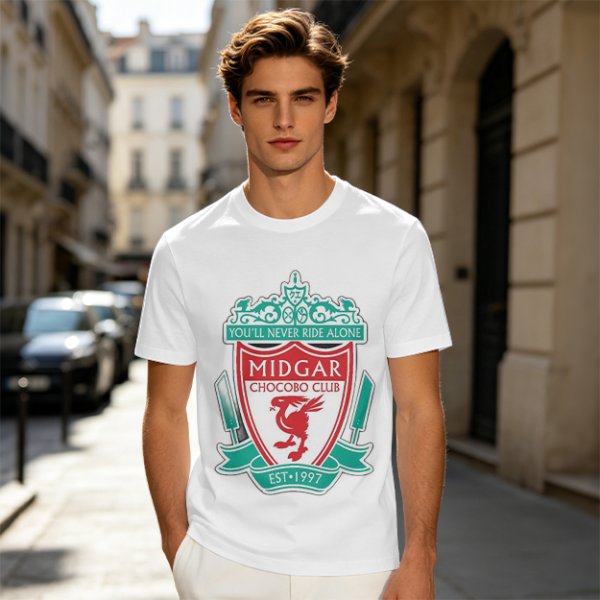 Midgar Chocobo Club You'll Never Ride Alone Graphic T-Shirt