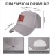 Black Baseball Cap With Vintage Wine Lady Graphic Print