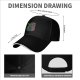 Black Baseball Cap with T-Rex Playing Asteroids Arcade Game Over Print