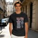 Olive T-Shirt with Hellfire Tiki Club Tiki Totem Graphic Print
