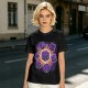 Olive T-Shirt With Glowing Dungeons & Dragons Dice Set Art